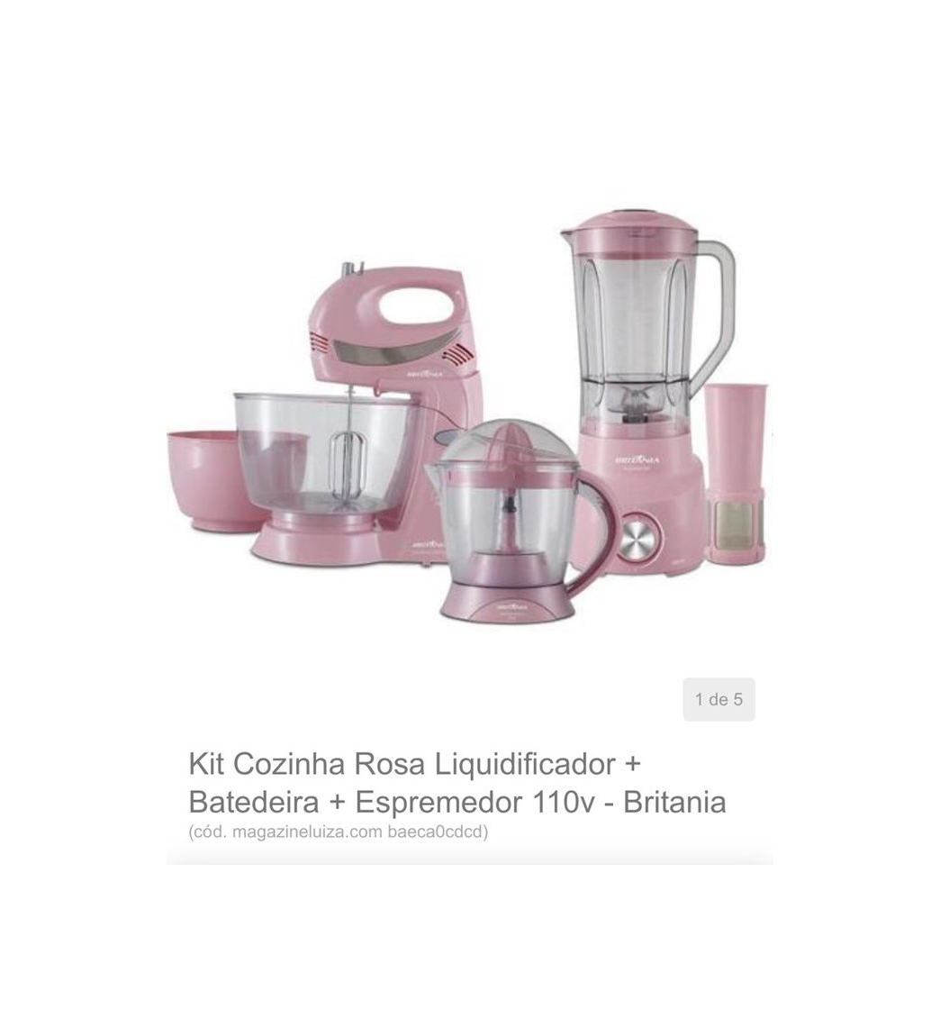 Producto Kit Cozinha Rosa Liquidificador