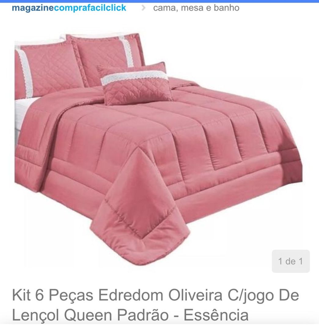 Producto Kit 6 Peças Edredom Oliveira C