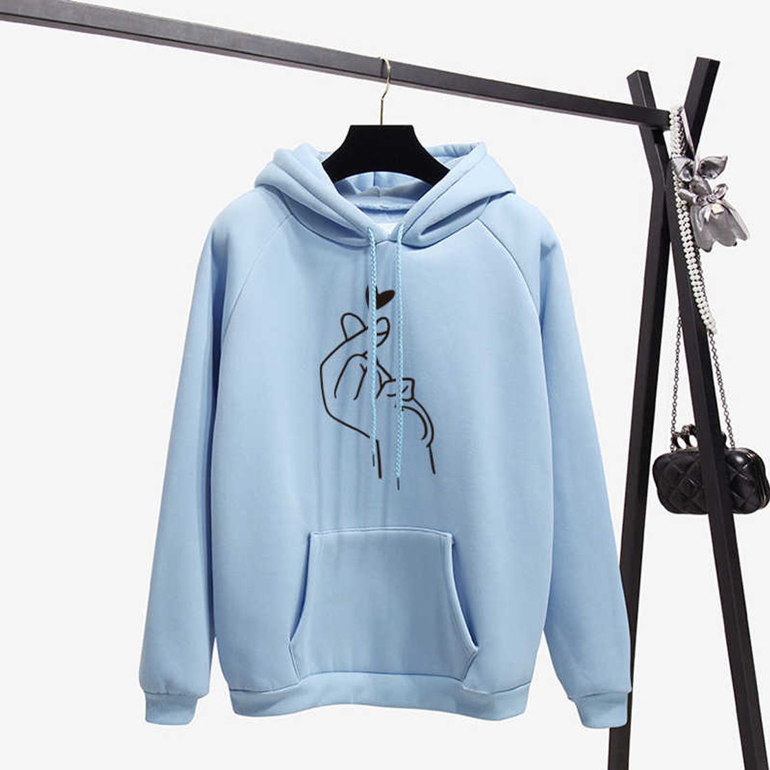 Fashion ZJSWCP Sudadera Casual Mujer Applique Sudadera Blusa de Manga Larga con Capucha