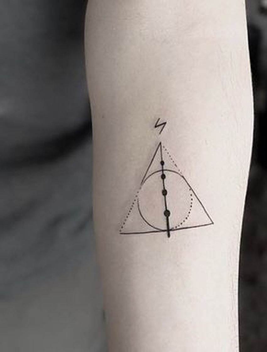 Moda Tatuagem de harry potter