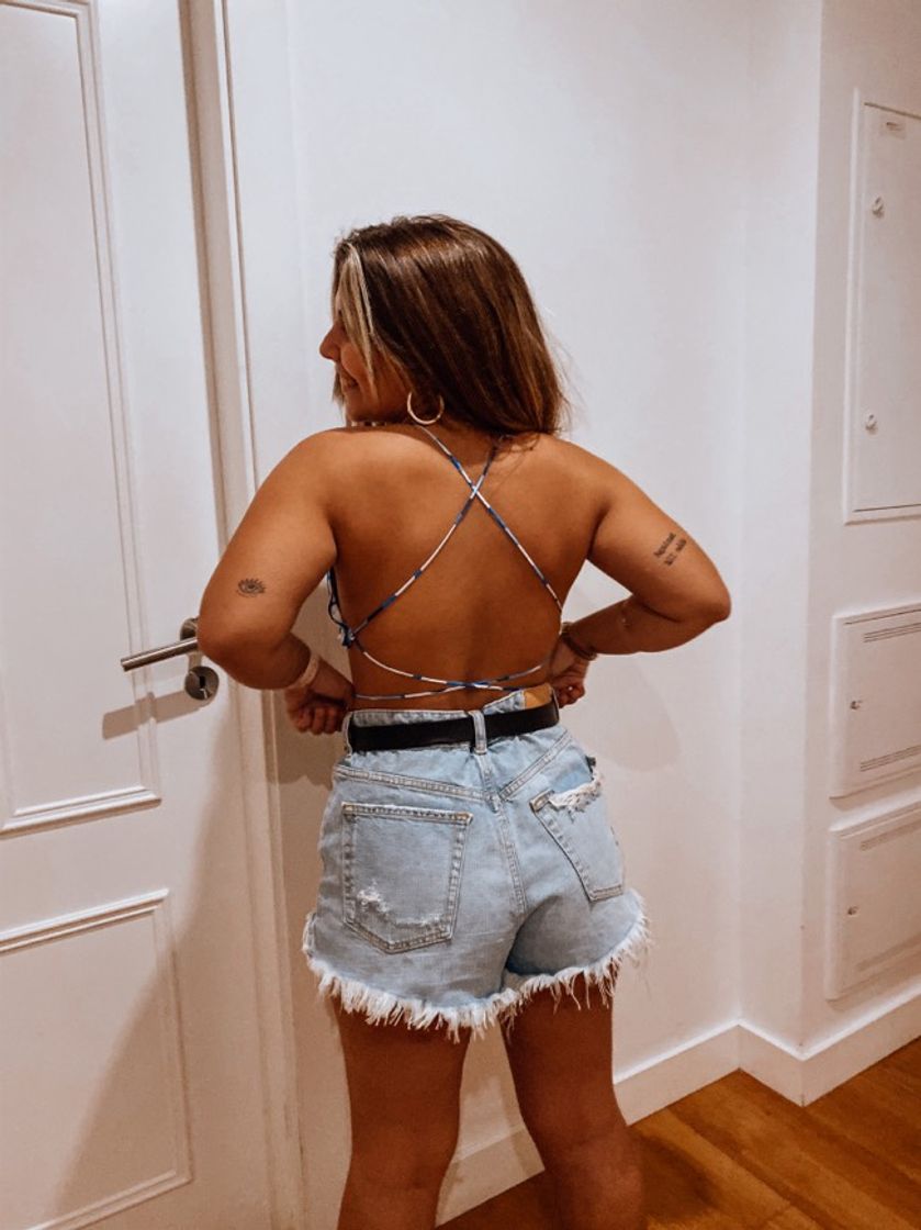 Top costas abertas 
