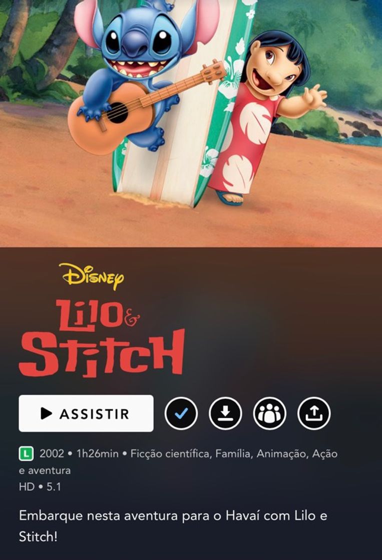 Película lilo &stitch