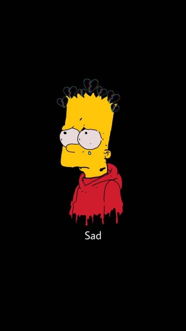 Fashion Wallpaper Sad Bart