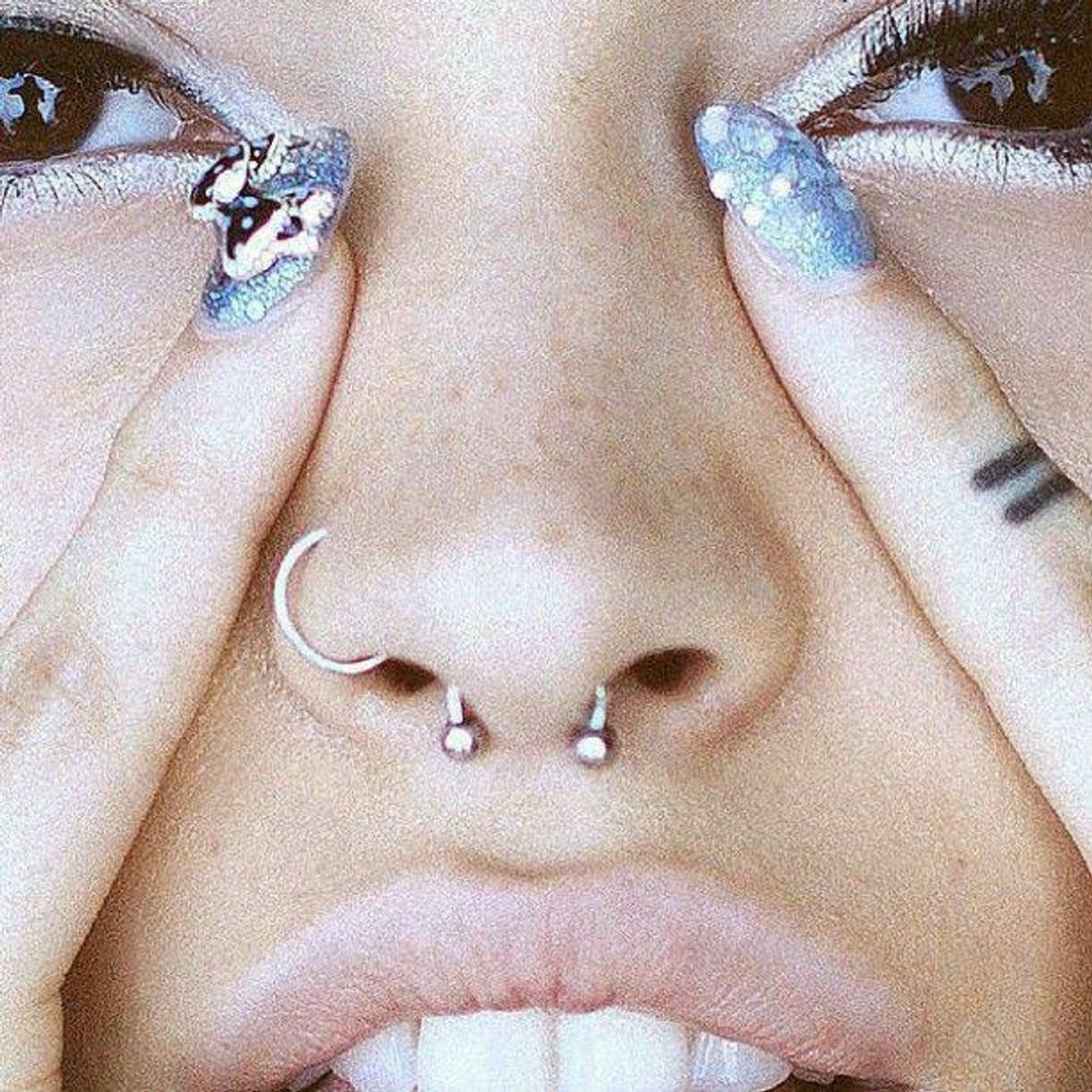 Moda Piercing no nariz 