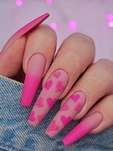 Nails - Uñas rosa ❣️
