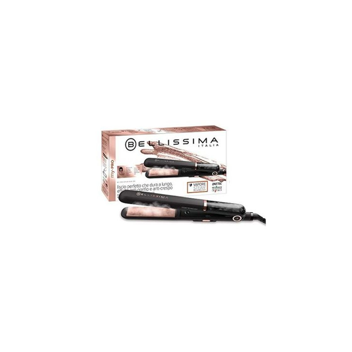 Belleza Imetec Bellissima My Pro Steam B28 100 - Plancha para cabello con