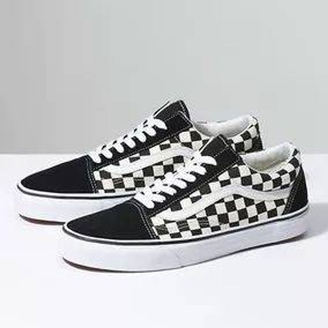 Moda Tênis Vans old Skool Original Cuadros Checkerboard 