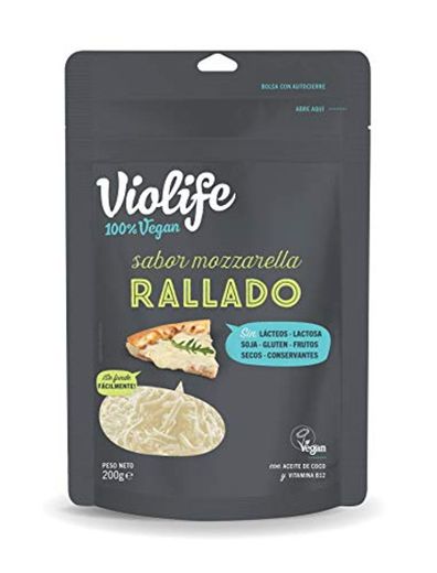 Violife Rallado Vegano Sabor Mozzarella 200G Violife 1 Unidad 200 g