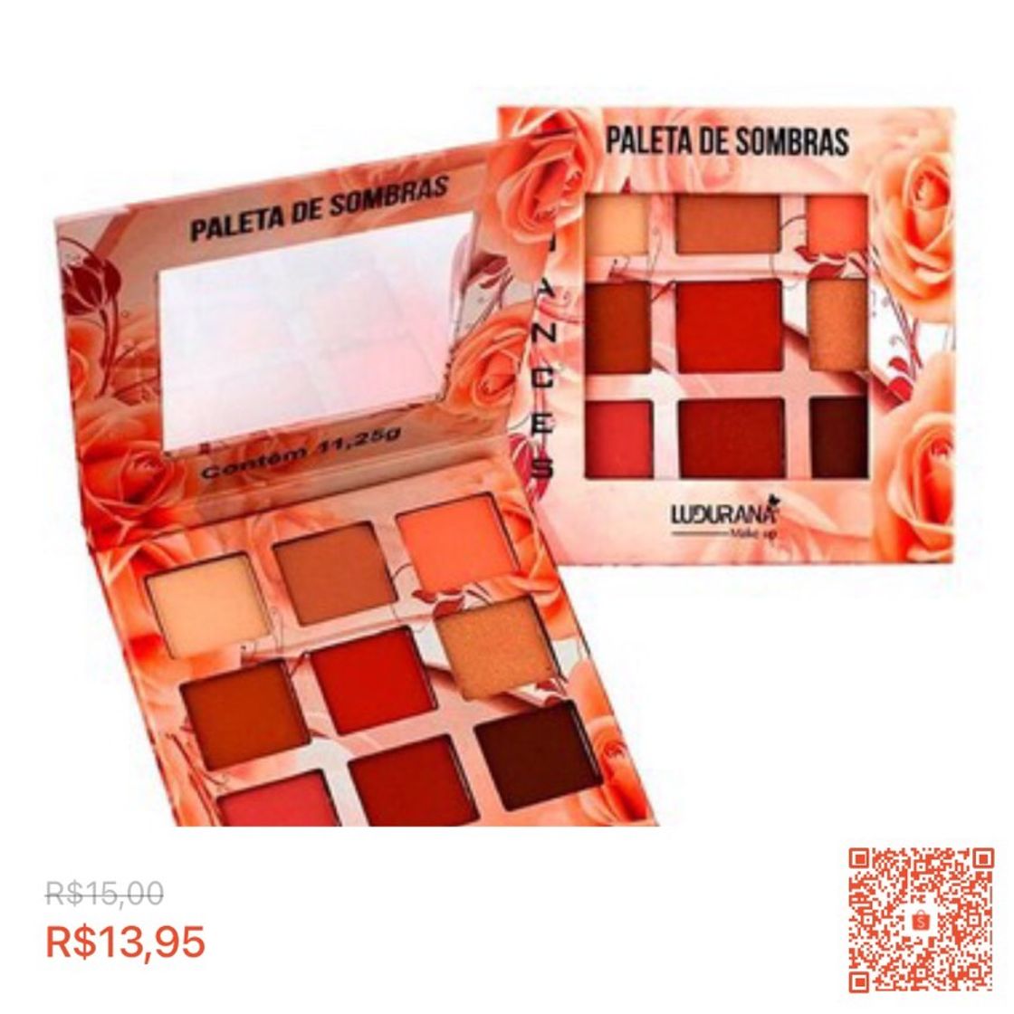 Fashion Paleta de Sombras Nuance Ludurana Rosa