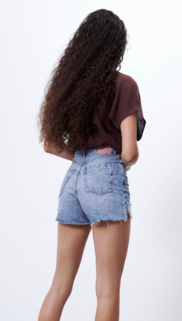 Social Calções jeans mom fit