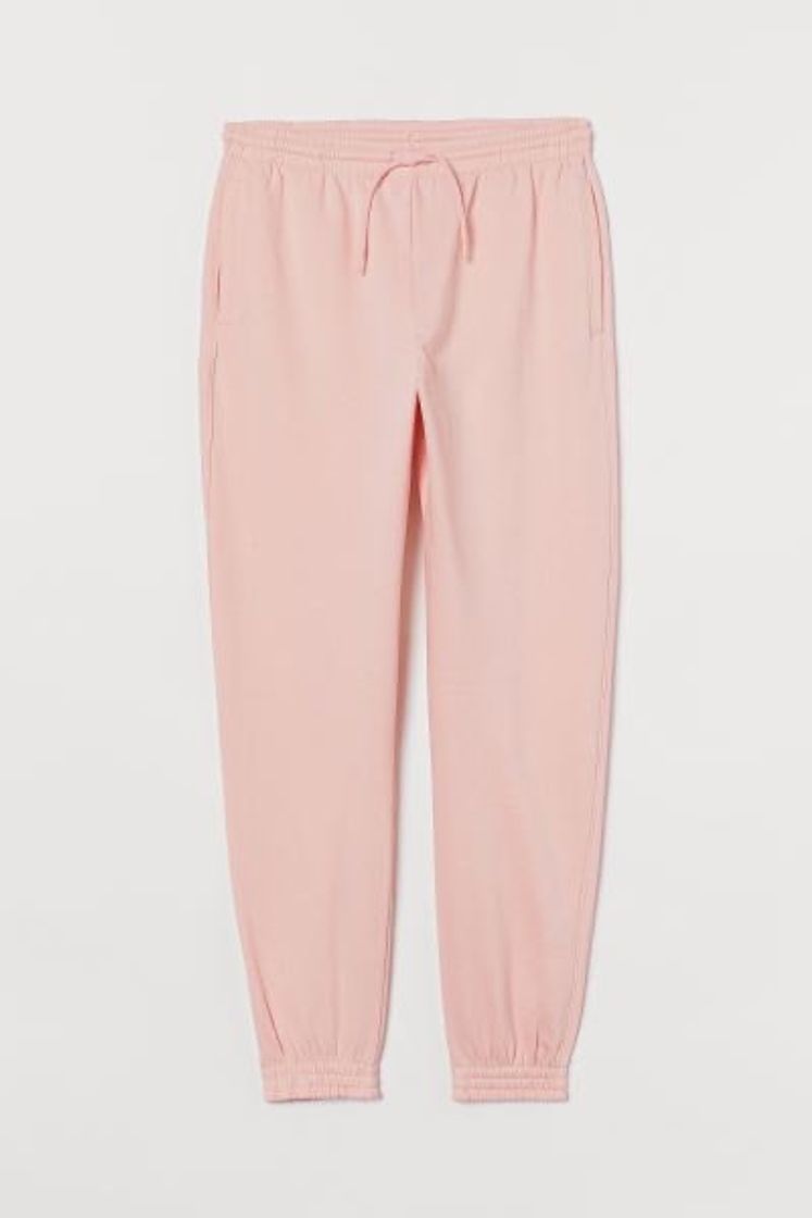 Moda Joggers High Waist - Rosa pó - SENHORA