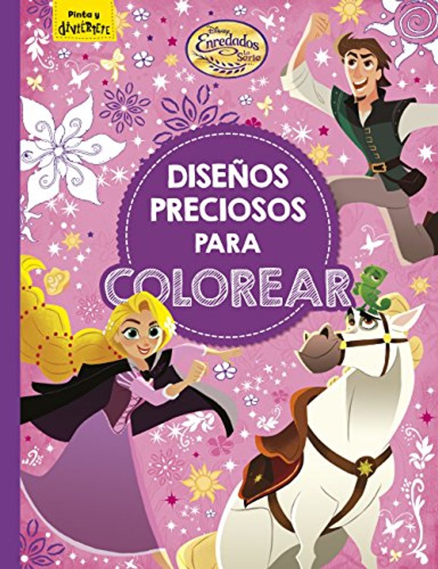 Libro Enredados. La serie. Diseños preciosos para colorear