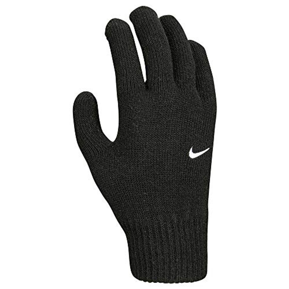 Social Nike Guantes Swoosh Knit 2.0 para Hombre, Negro