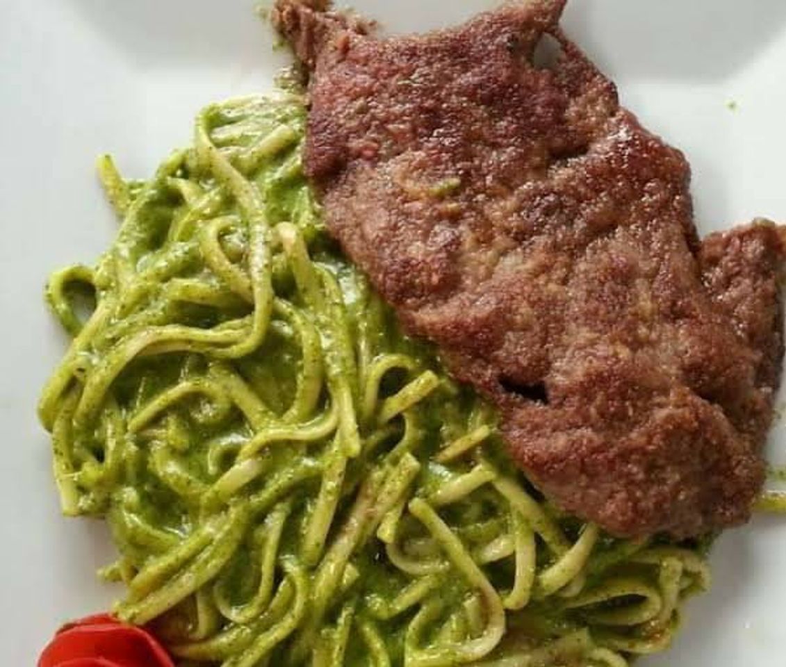 Moda Tallarines Verdes con Bistec 🥬🍜