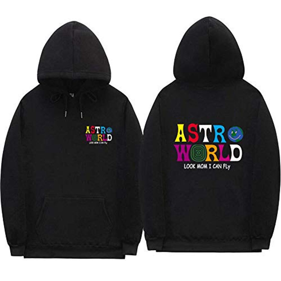 Fashion 3D Sudadera Hombre Impresión de Travis Scott Astroworld Pull