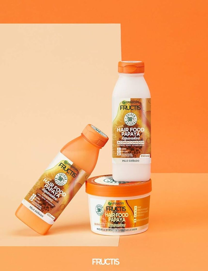 Belleza Garnier Fructis Hairfood PAPAYA