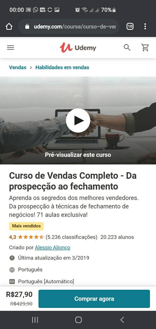 Moda https://www.udemy.com/course/curso-de-vendas/