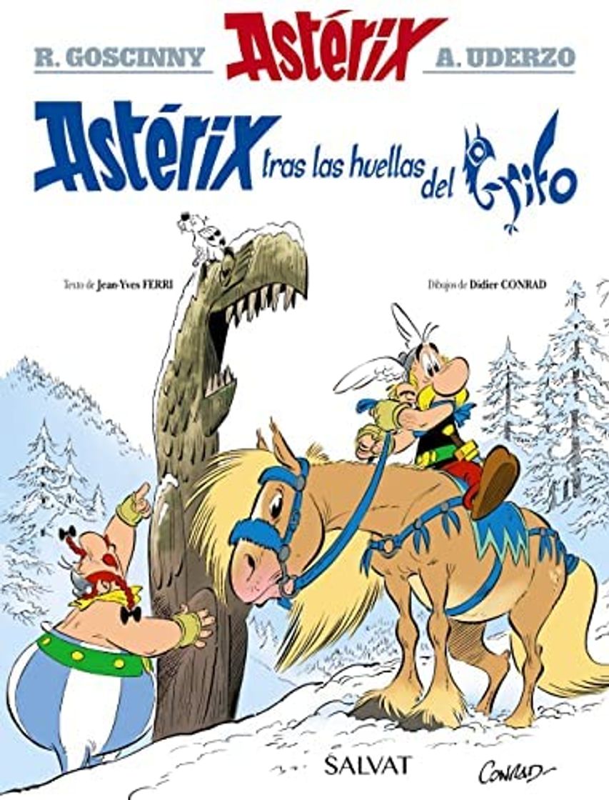 Libro Astérix tras las huellas del Grifo