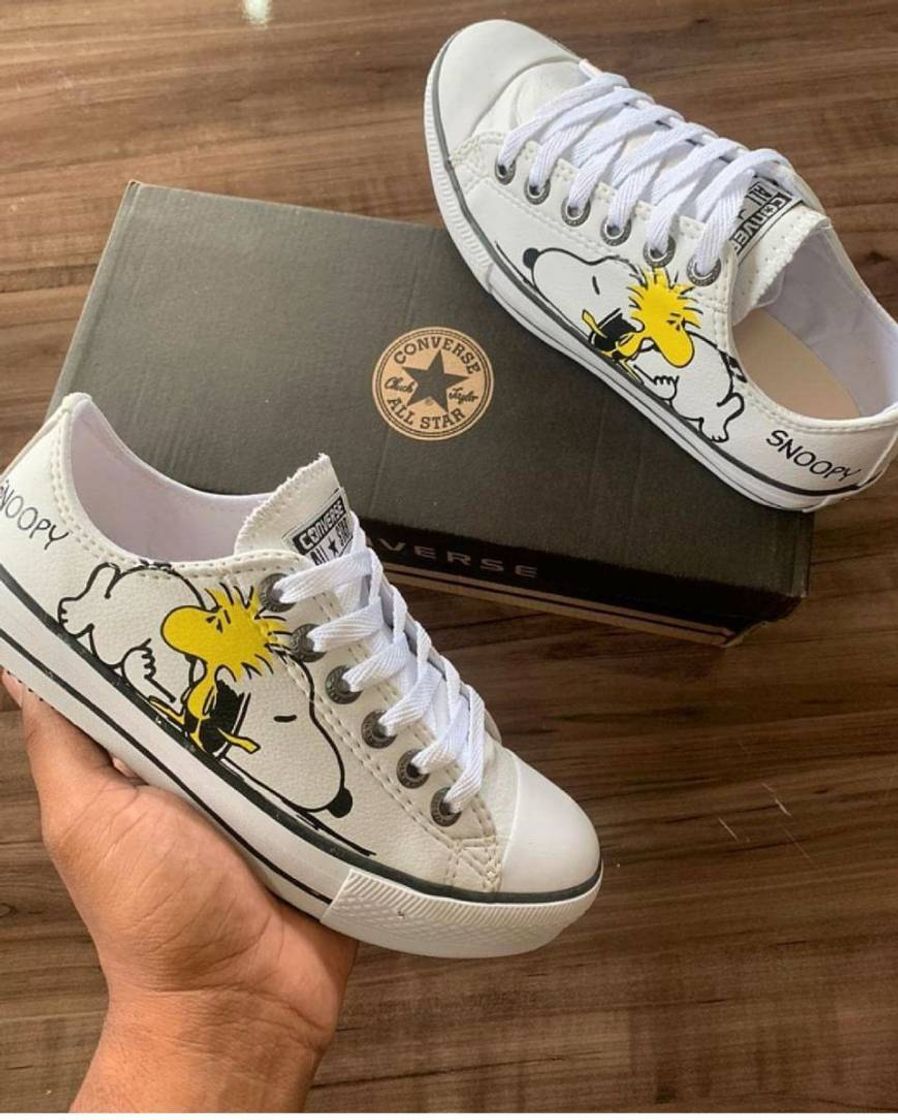 Fashion Tênis personalizado snoopy all star 