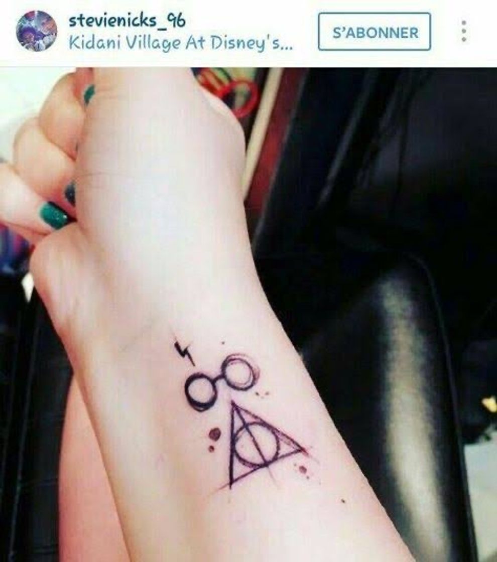 Moda Tatto relacionada a Harry Potter