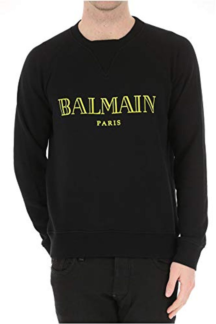 Fashion Balmain Hombre Sudadera sin Capucha RH11679 I052 0PA 0PA Saltador