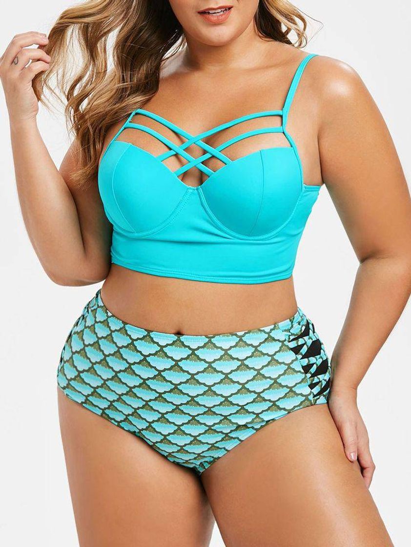 Fashion Biquíni azul👙