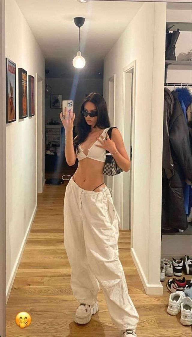 Social Calça larga e croppd sweetrear