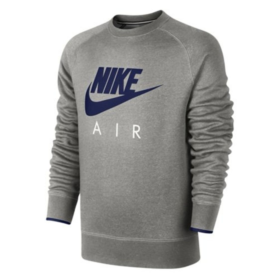 Fitness Nike AW77 FLC Crew-Air HERITAG - Sudadera para Hombre