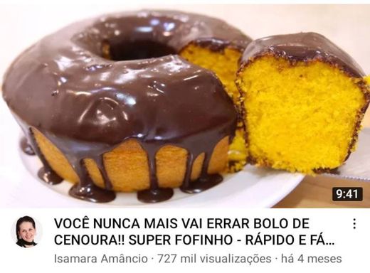 VOCÊ NUNCA MAIS VAI ERRAR BOLO DE CENOURA!! SUPER ...