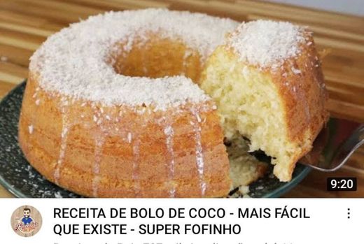 RECEITA DE BOLO DE COCO - MAIS FÁCIL QUE EXISTE - YouTube