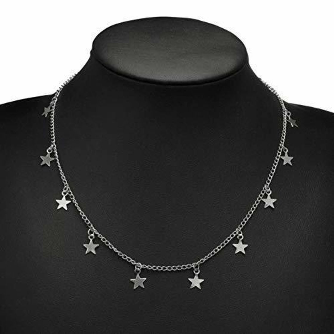 Social SHANGHAIXIAOTONG Boho Women Chocker Gold Silver Chain Star Choker Collar collana Kolye