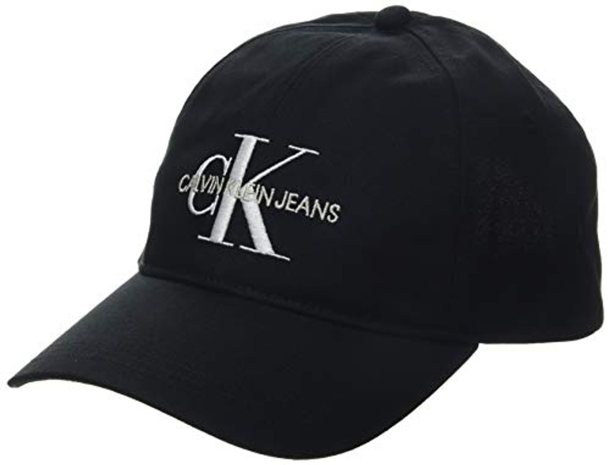 Fashion Calvin Klein Ckj Monogram Cap Gorra de béisbol, Negro