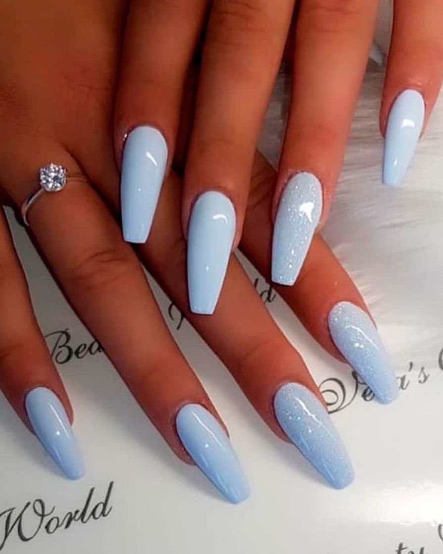 Moda SKY blue nail