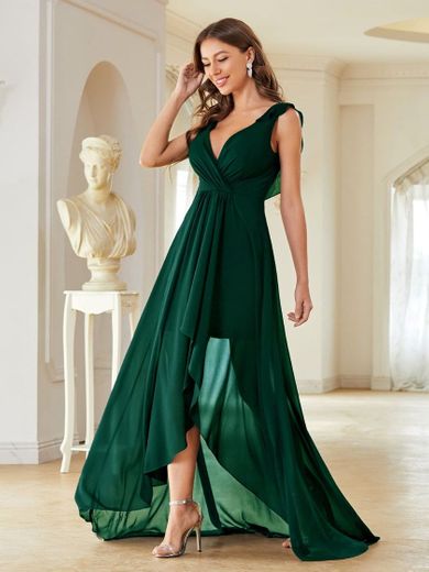 Vestido verde elegante 