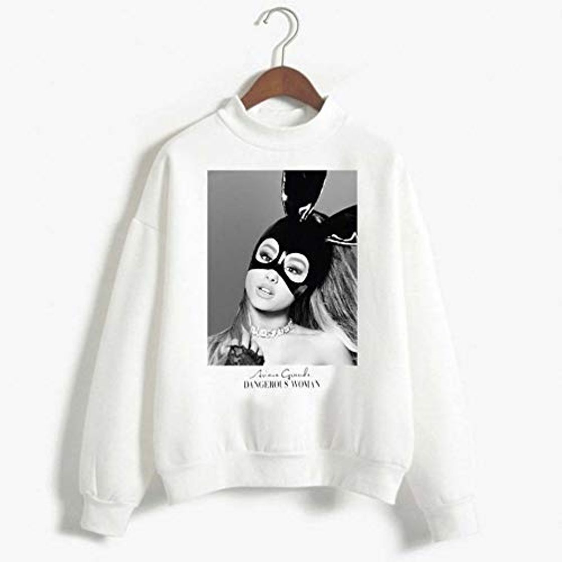 Moda Xdsy Ariana Grande Sudadera Cuello Redondo Estampado Dulce