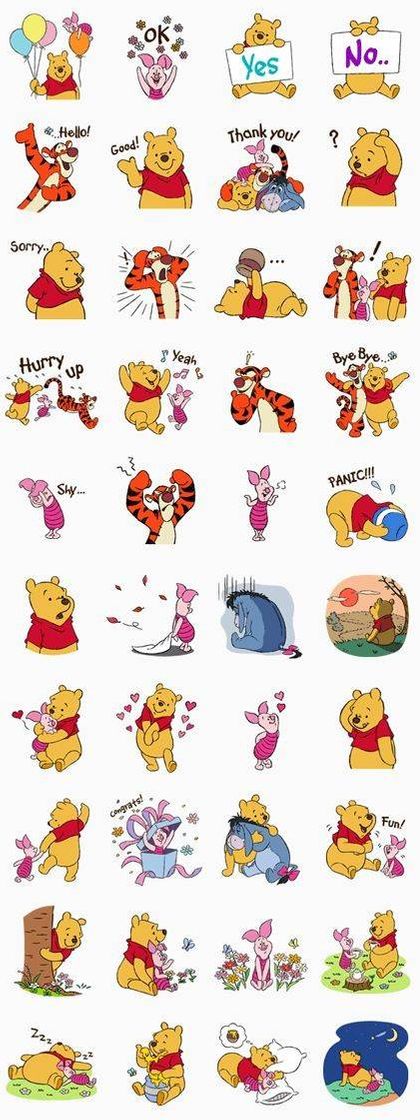 Fashion Sticker pooh