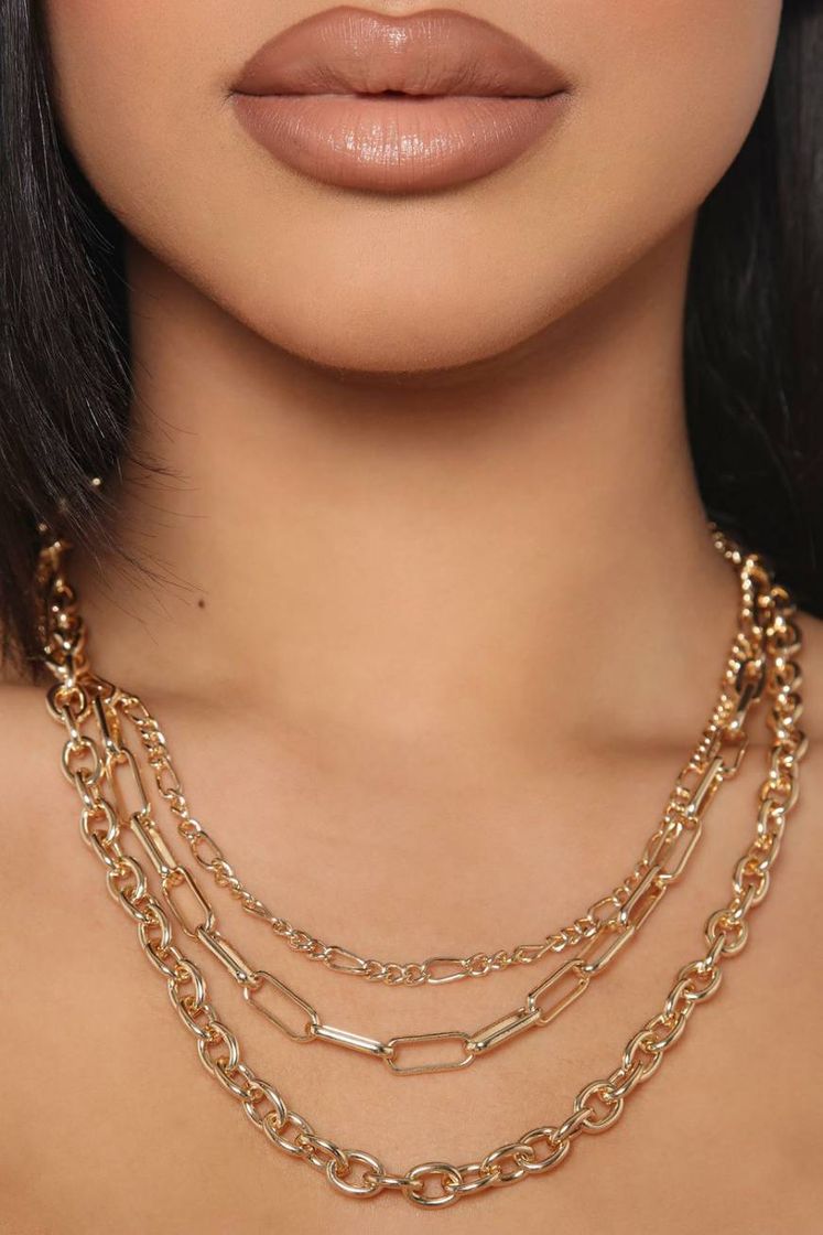 Fashion Can't Be Beat Chain Necklace - Gold, Jewelry