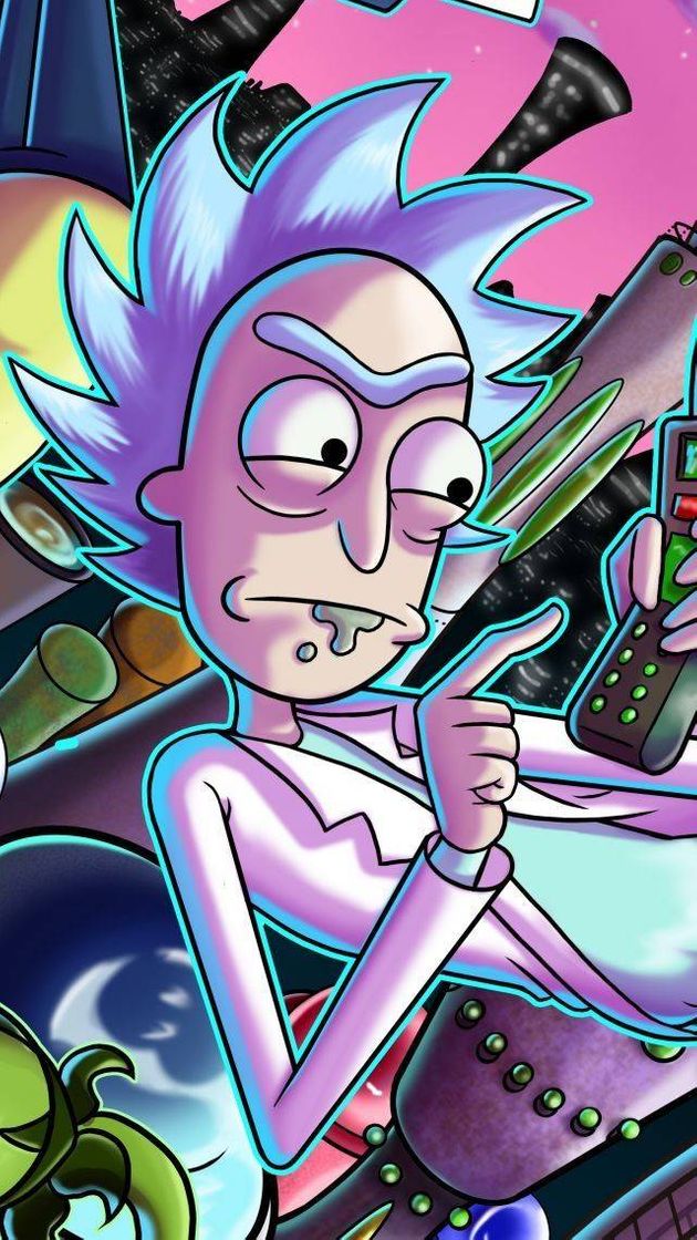 Moda Papel de parede Rick and Morty