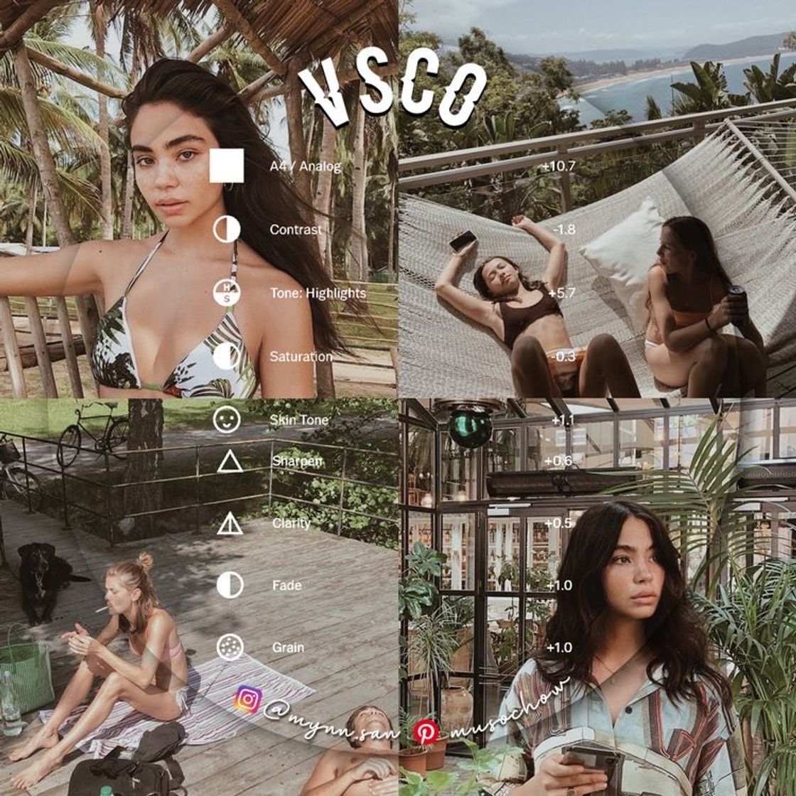 Fashion VSCO effects 🌈