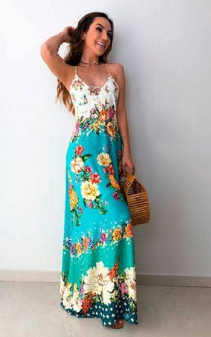 Social oodji Collection Mujer Vestido Midi con Escote en la Espalda, Verde, ES
