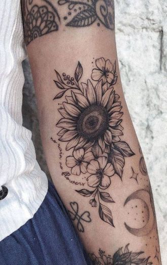 Tatuagem de Girassol