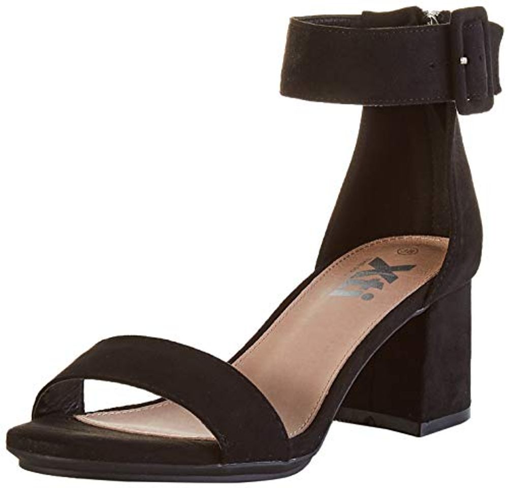 Moda XTI 35196.0, Zapatos con Tira de Tobillo Mujer, Negro