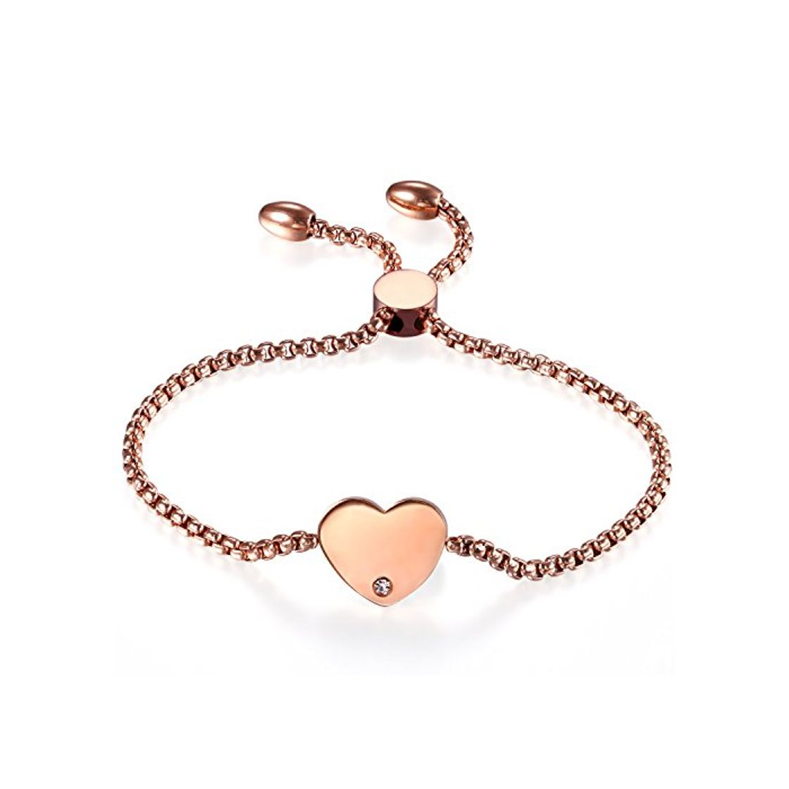 Fashion Cupimatch Mujer Elegante Colgante De Acero Inoxidable Pulsera Pulseras