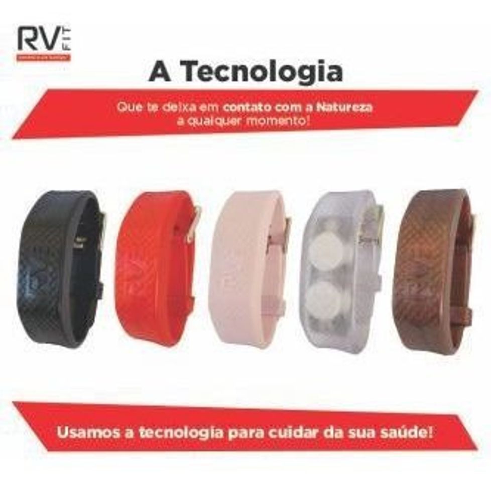 Moda Pulseira Magnética RVFIT 🧲