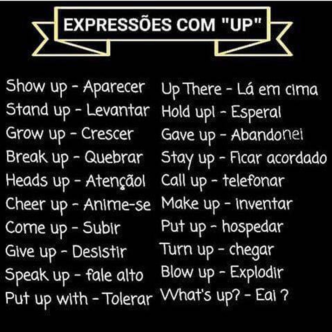 Fashion Expressões com up