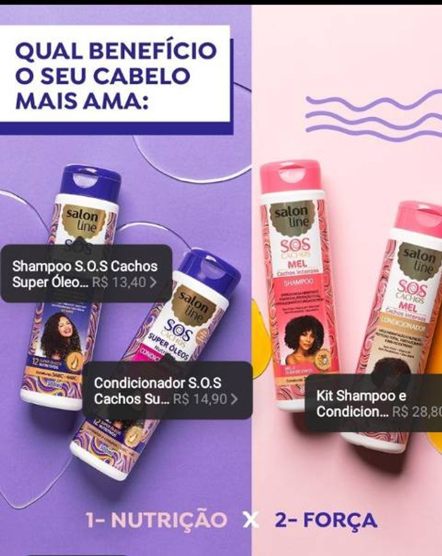 Moda Produtos para cabelos ✨