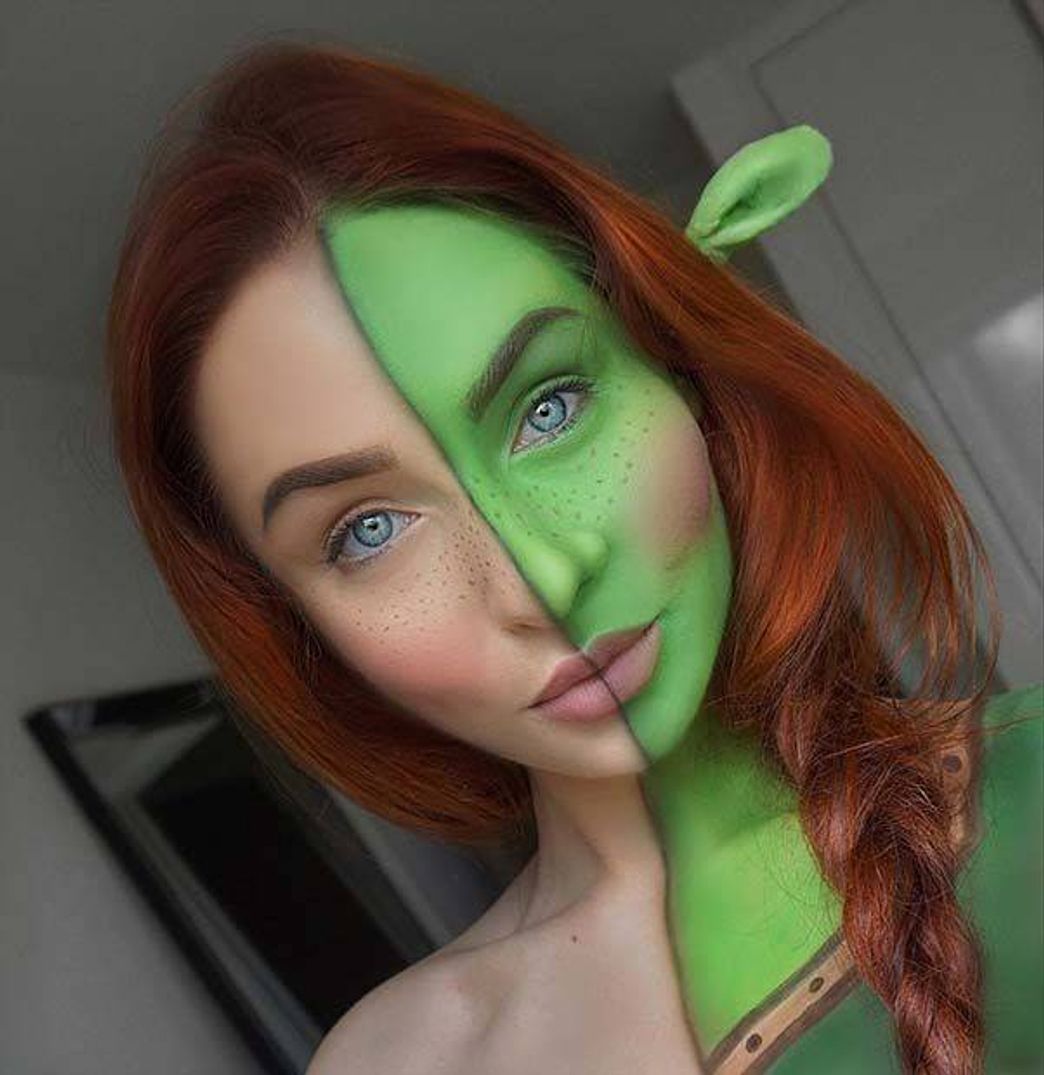 Moda Maquiagem Artística Shrek