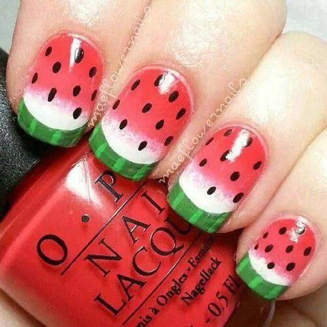 Fashion Unhas de melancia 🍉😋