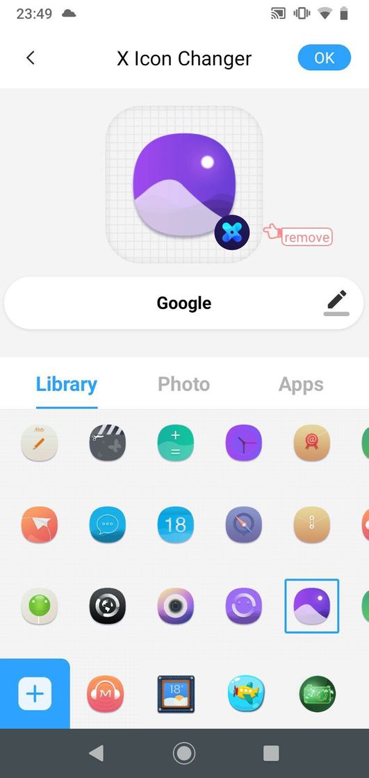 App X icon changer