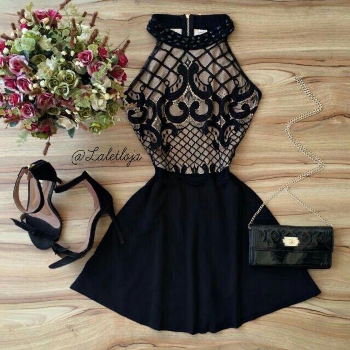 Moda dress black